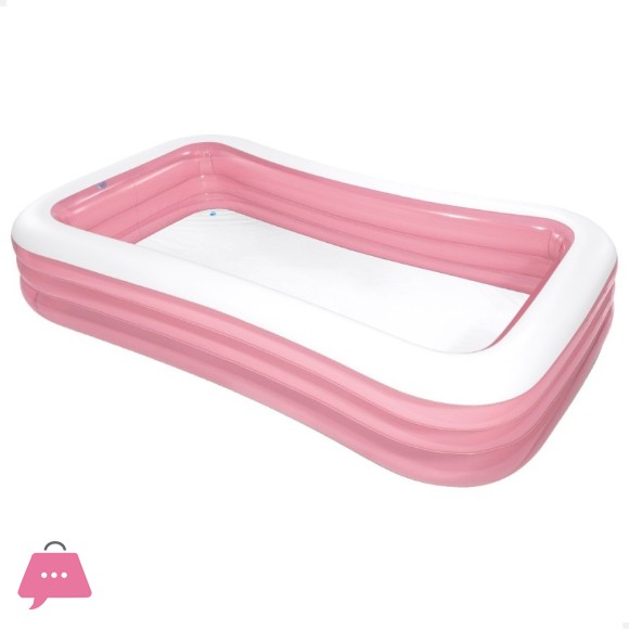 Intex Rectangular Swim Center Family Swimming Pool - 10 x 6 x 1.8 Feet - 58487