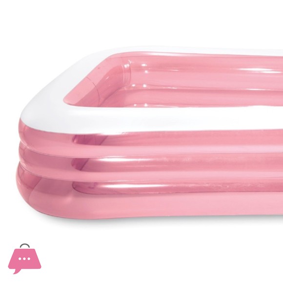 Intex Rectangular Swim Center Family Swimming Pool - 10 x 6 x 1.8 Feet - 58487