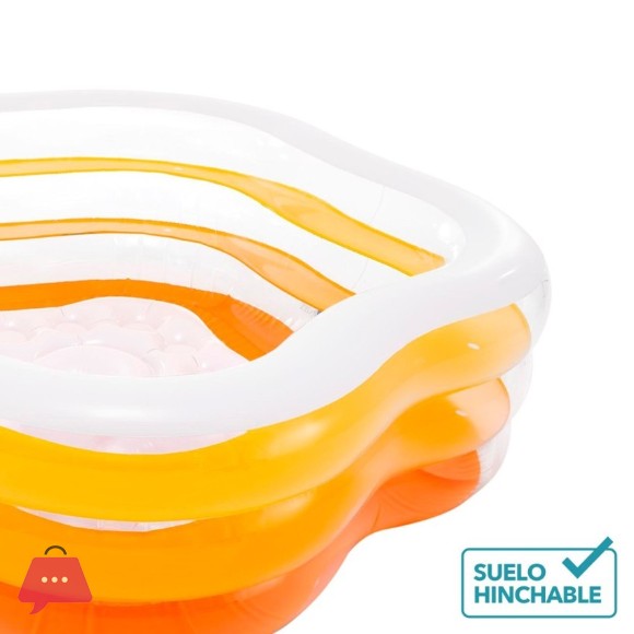 Intex Swim Center Summer Colors Pool - 6 x 5.9 x 1.75 Feet - Age 3+ - 56495
