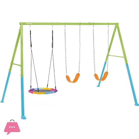 Intex Swing with Two Seats and Nest Swing Steel - 44133