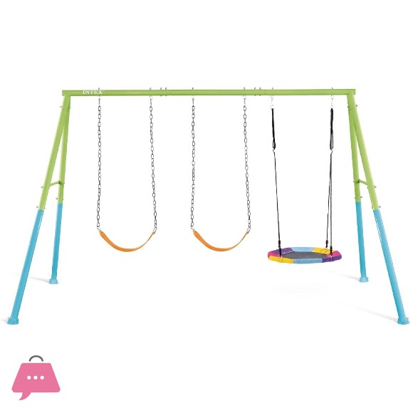 Intex Swing with Two Seats and Nest Swing Steel - 44133