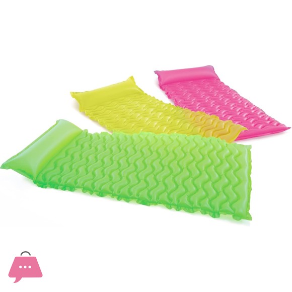 Intex Tote-N-Float Wave Mats Multi-Colour 90 x 34 Inch - 58807