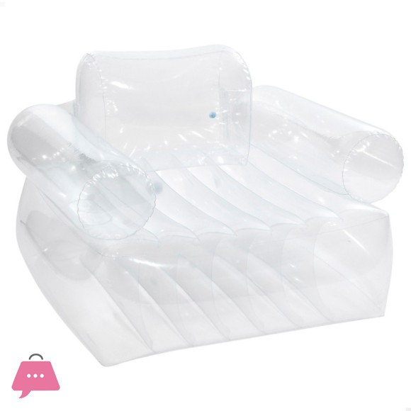 INTEX Transparent Inflatable Armchair with Arms 109x107x79 cm - 66502