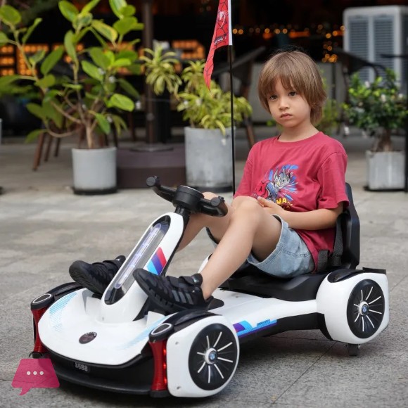 Kart Drift Cars with Lights Music Childrens Remote Control Electric Toy Cars