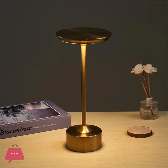 Luxury Rechargeable Metal Lamp for Resturants