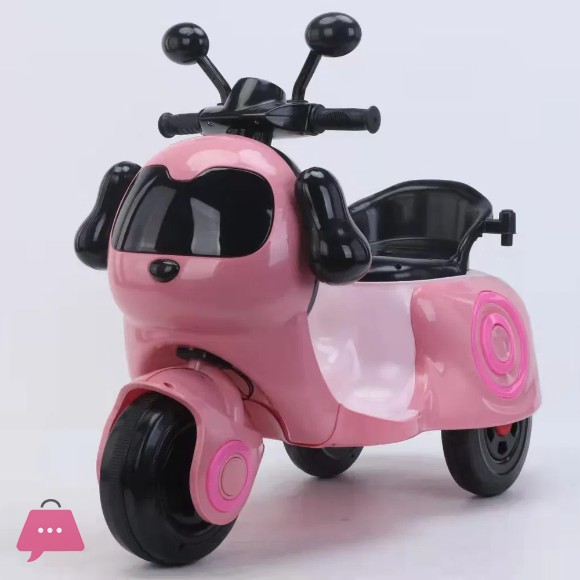 Mini Childrens Electric Toy Car with Push Handle Remote Control Motorcycle