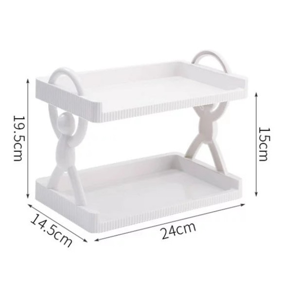 Multi Layer Multipurpose Simple Style Wall Mounted Shelf Space Saving For Kitchen/Bathroom