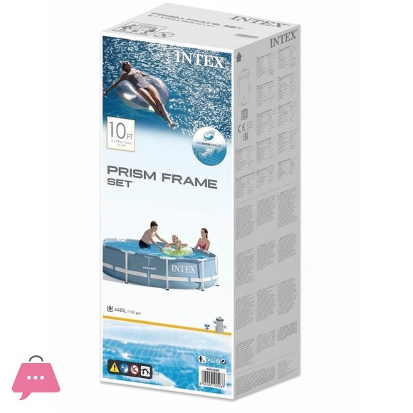 Prism Frame Above Ground Pool Round With Filter -10Feet x 30Inch - 26702