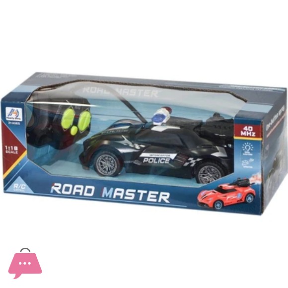 Remote Controlled Car Police Hearty Glory with Smoke - 338-30A