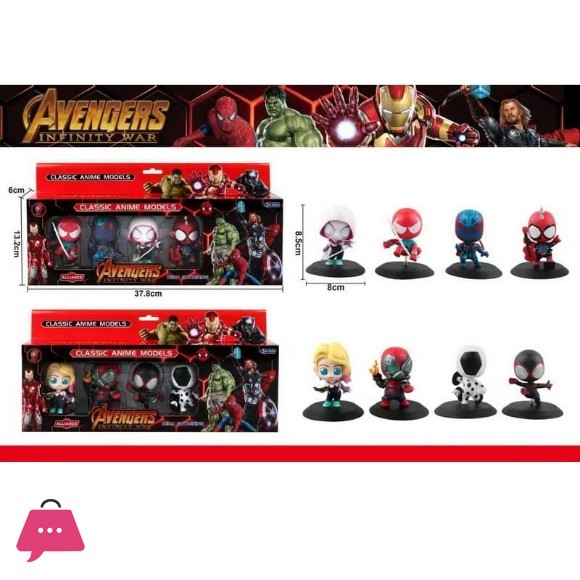 spider-verse-chibi-figure-set-4-pcs
