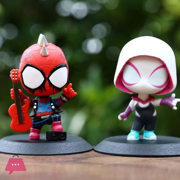 Spider-Verse Chibi Figure Set 4 Pcs