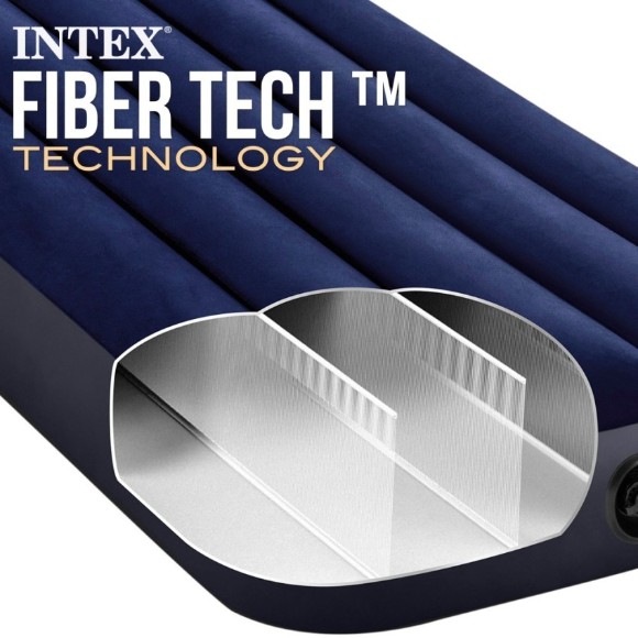 Intex Standard Classic Downy Cot Single Inflatable Mattress - 64756