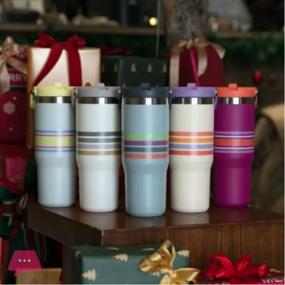 Varsity Iceflow Flip Straw Tumbler 30oz Mist Mesh
