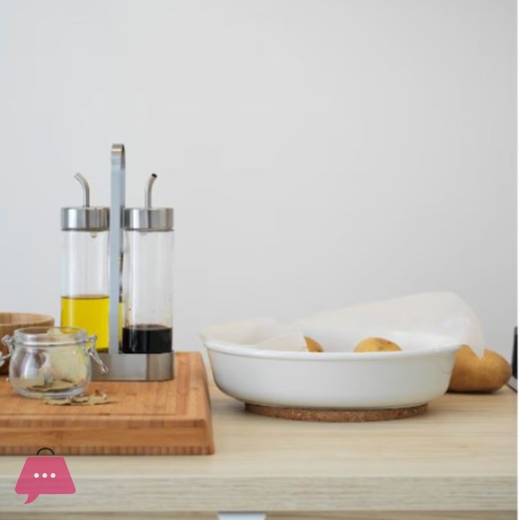 Vinegar and Oil Bottle Set IKEA 3 Piece