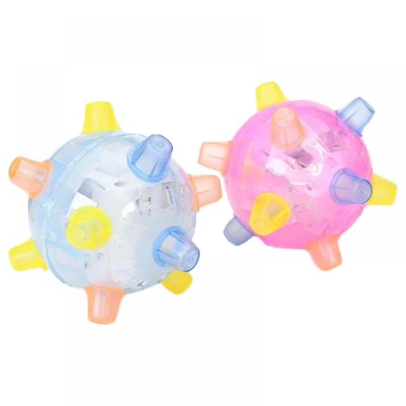 1 Pcs LED Jumping Activation Ball Flashing Bouncing Vibrating Ball