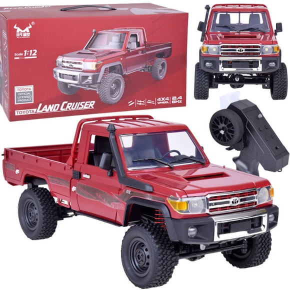 2.4GHz Toyota Land Cruiser Licensed RC Truck: 1:12 Scale 4x4