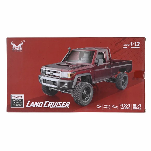 2.4GHz Toyota Land Cruiser Licensed RC Truck: 1:12 Scale 4x4