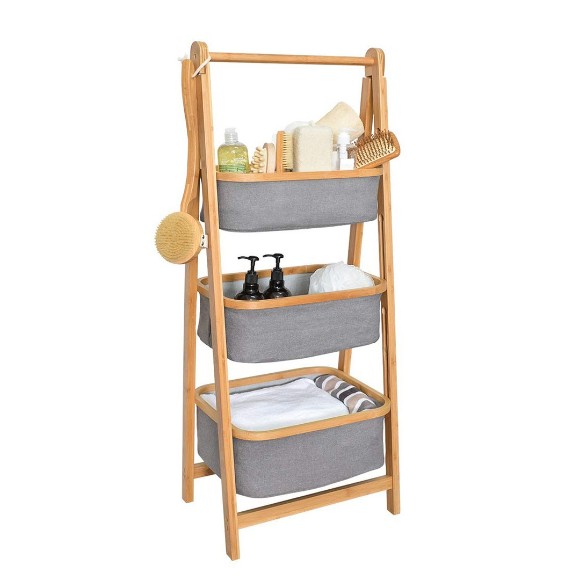 2-3 Tier Bamboo Storage Basket