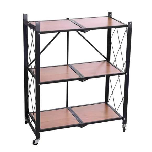 3-Shelf Multi-Purpose Iron Trolley Organizing Stand