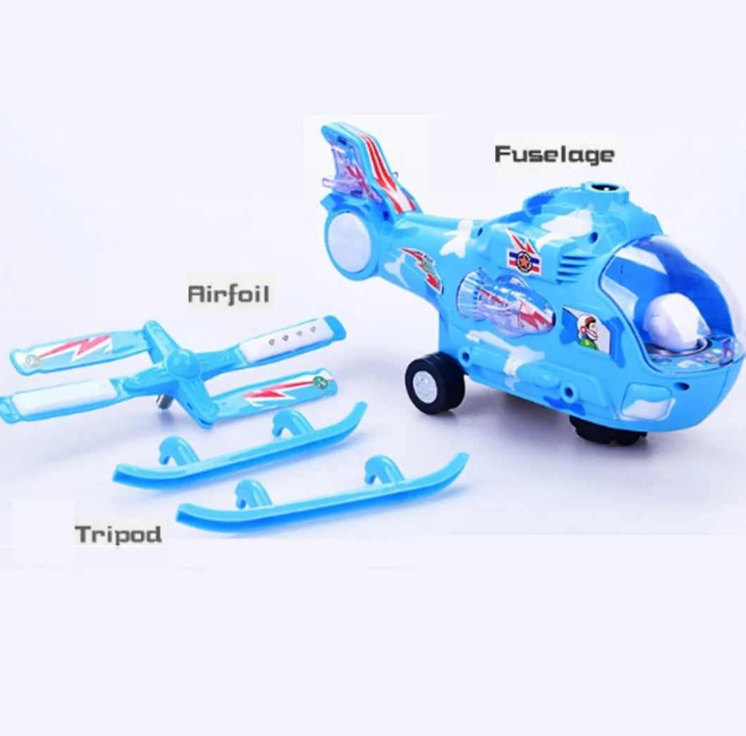 Helicopter Toy For Kids Beautiful Shape Flashing Lights Toy