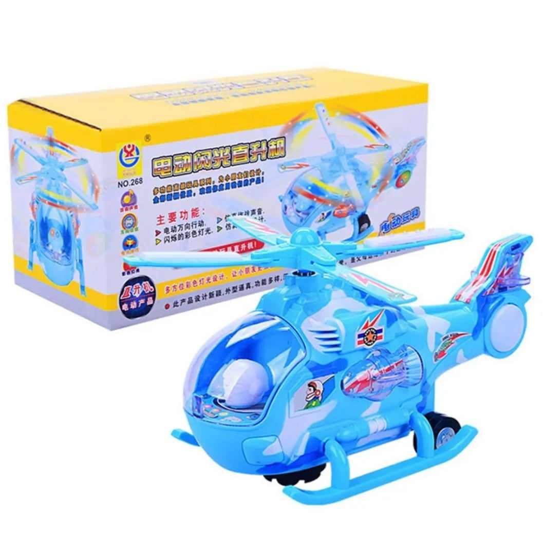 Helicopter Toy For Kids Beautiful Shape Flashing Lights Toy