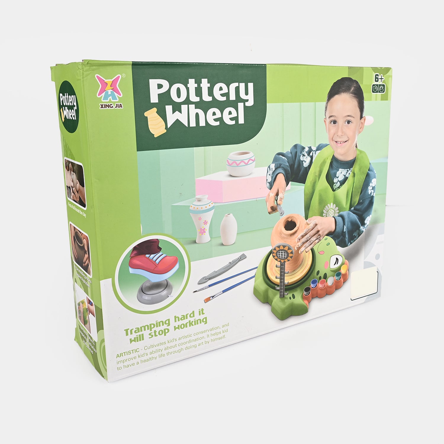 Kids Pottery Wheel Creative Play Set