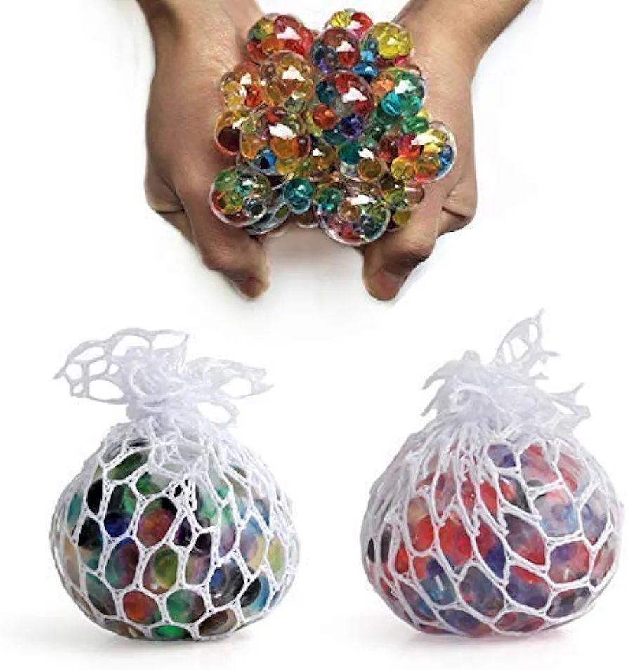 Mesh Squishy Balls Stress Relief Squeeze Grape Balls Slime Stress Ball Anti Stress Toys