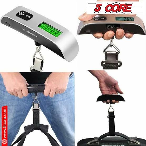 Portable Scale Digital LCD Display 110lb/50kg Electronic Luggage Scale