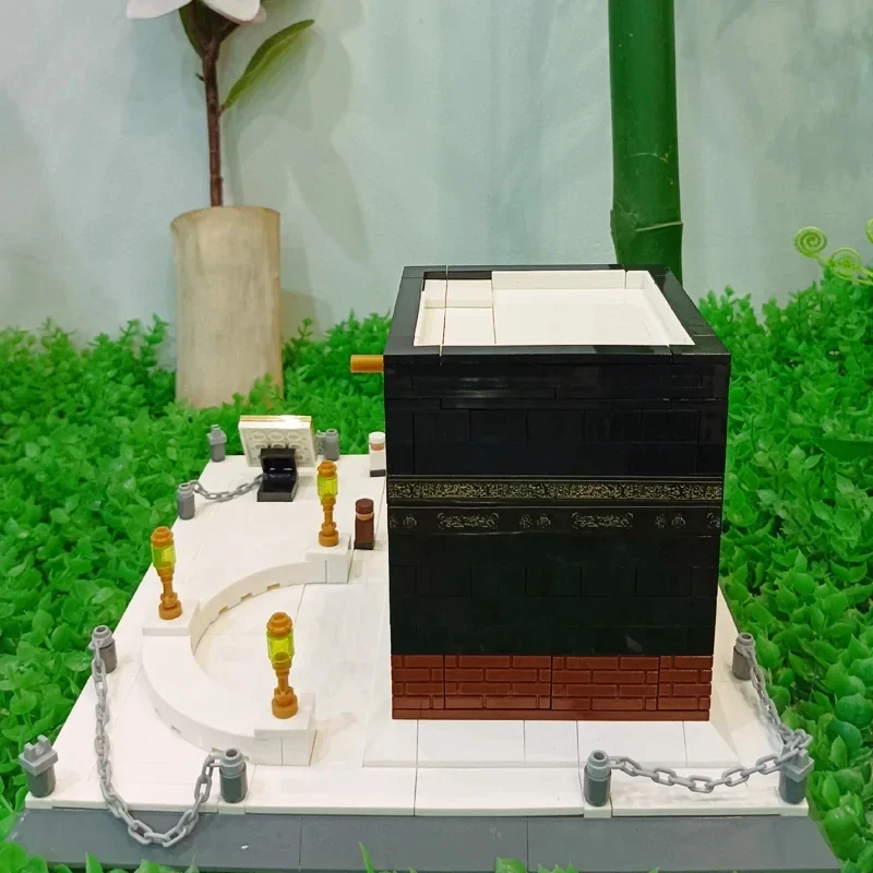 The Kaaba of the Great Mosque of Mecca Saudi Arabia City Small-Particle Building Blocks Toys