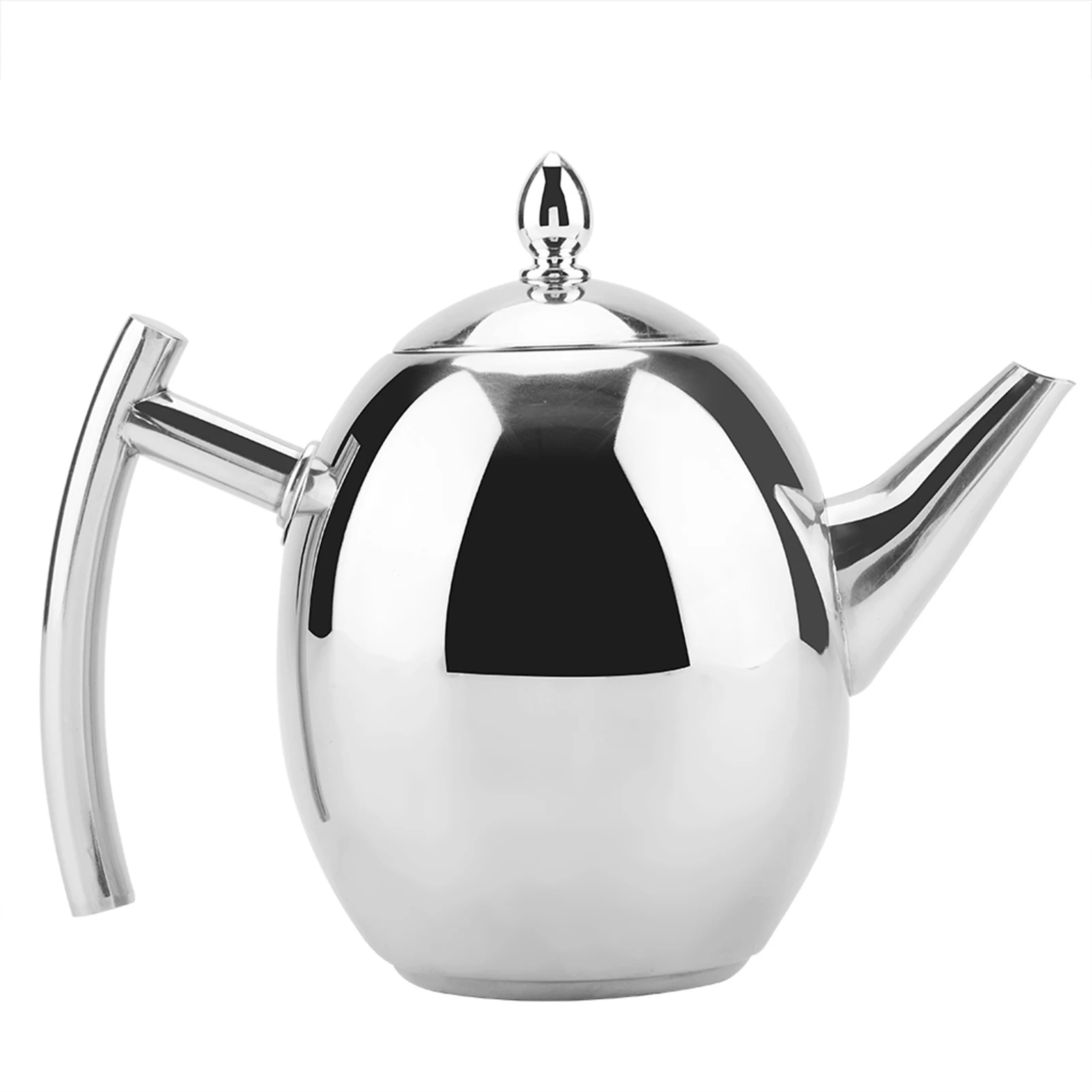 Stainless Steel Kettle Teapot Tea Coffee Water Kettle with Removable Mesh Filter 1000ml/1500ml