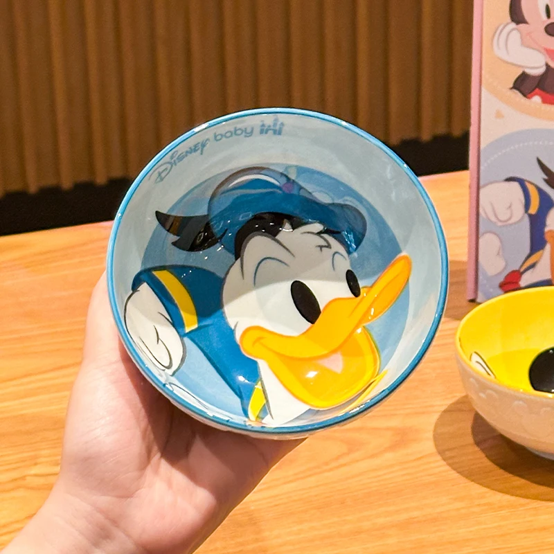 Disney Cute Mickey Minnie Dinner Bowls Set of 4