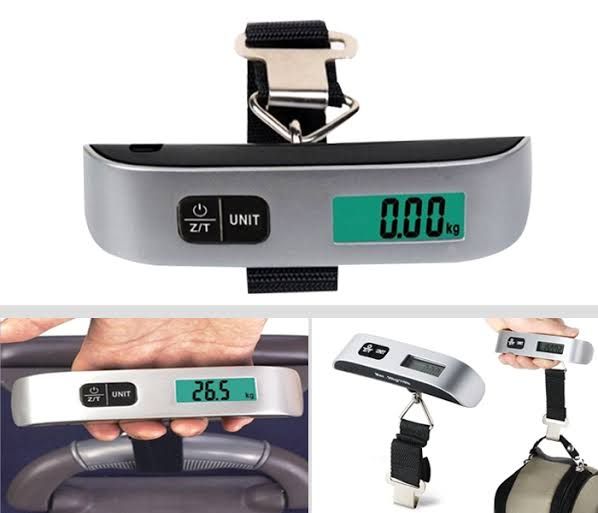 Portable Scale Digital LCD Display 110lb/50kg Electronic Luggage Scale