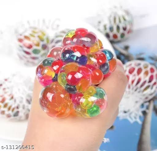 Mesh Squishy Balls Stress Relief Squeeze Grape Balls Slime Stress Ball Anti Stress Toys