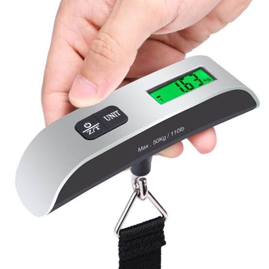 Portable Scale Digital LCD Display 110lb/50kg Electronic Luggage Scale