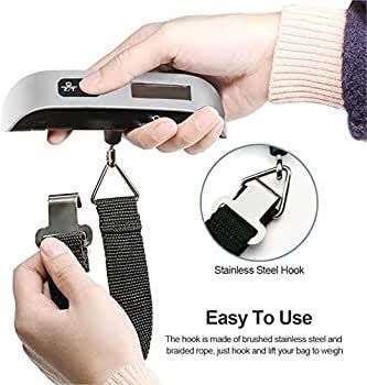 Portable Scale Digital LCD Display 110lb/50kg Electronic Luggage Scale