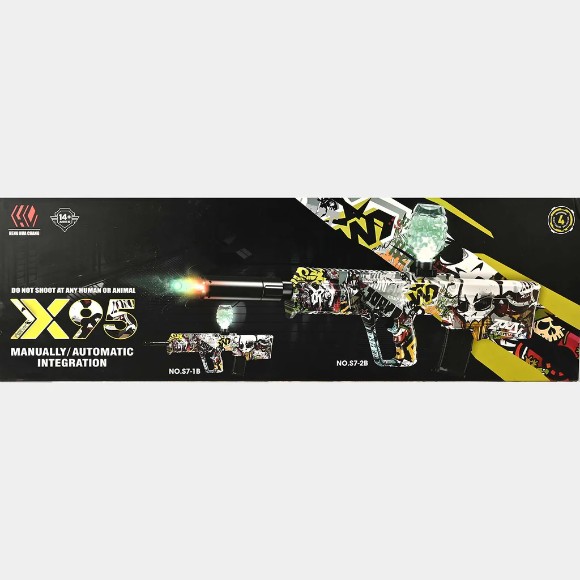 Automatic X.95 Electric Dual Functional Water Blaster and Soft Dart Blaster for Kids