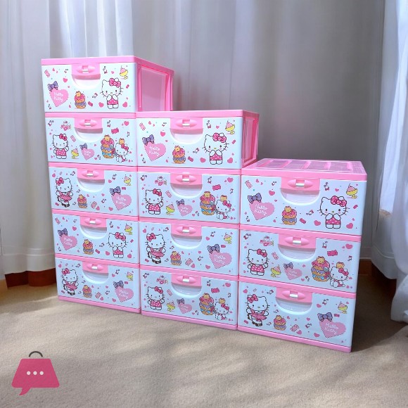 Cartoon Series Baby Plastic Storage Drawer