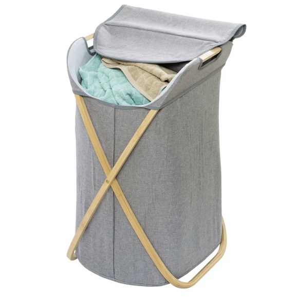 Bamboo Foldable Laundry Bin