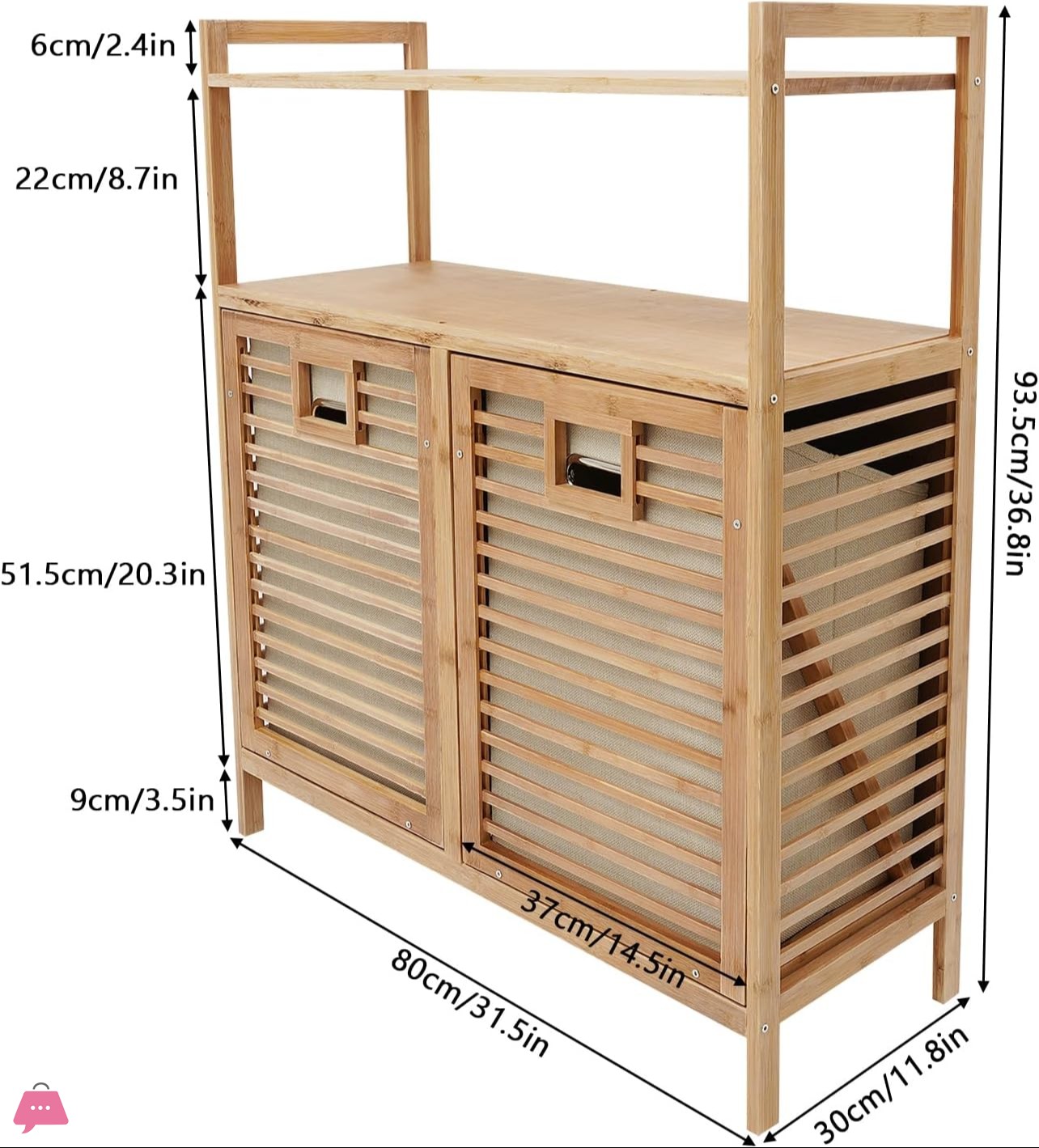 bamboo-two-laundry-hamper-cabinet-with-shelves-&-tilt-out-basket-organizer-for-laundry-room