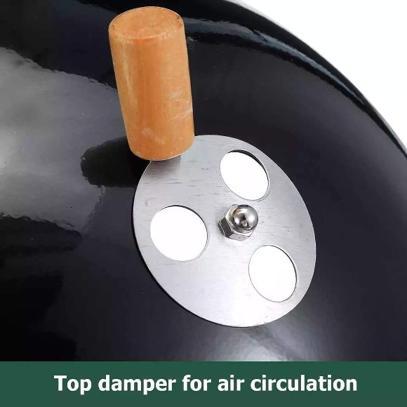 Barbecue Portable Charcoal Grills Mini Round 30.5x42cm