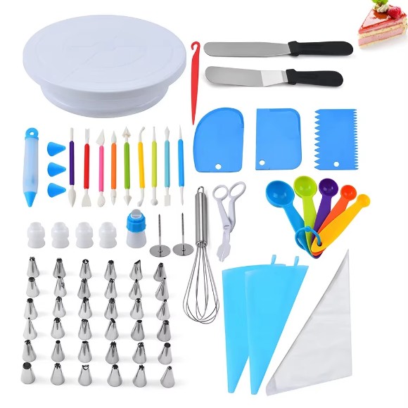 Cake Decorating & Baking Deal 66-Pieces Set Delivery All Over Pakistan