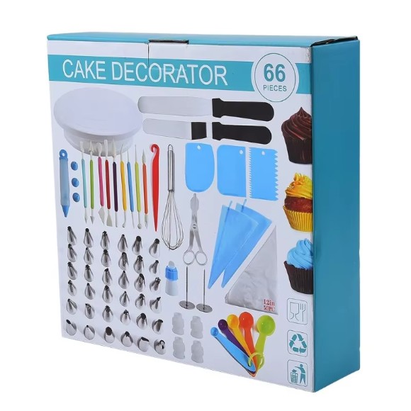 Cake Decorating & Baking Deal 66-Pieces Set Delivery All Over Pakistan
