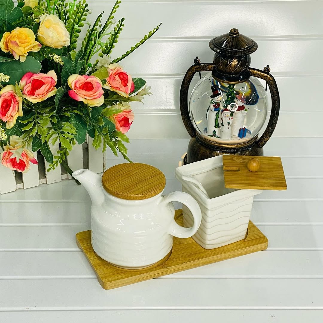 ceramic-sugar-and-creamer-set-11.8-oz-creamer-pitcher-and-7.4-oz-sugar-bowl-with-wooden-tray-&-lid
