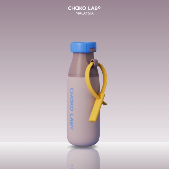 CHAKO LAB WATER BOTTLE MILK POD CERAMIC COATED - 520ML