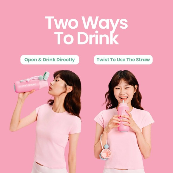 CHAKO LAB WATER BOTTLE MILK POD CERAMIC COATED - 520ML