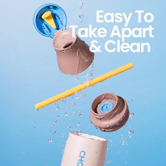 CHAKO LAB WATER BOTTLE MILK POD CERAMIC COATED - 520ML