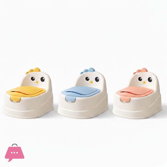 Cute Chicken Shape Kids Potty Trainer Seat - 3 Colors
