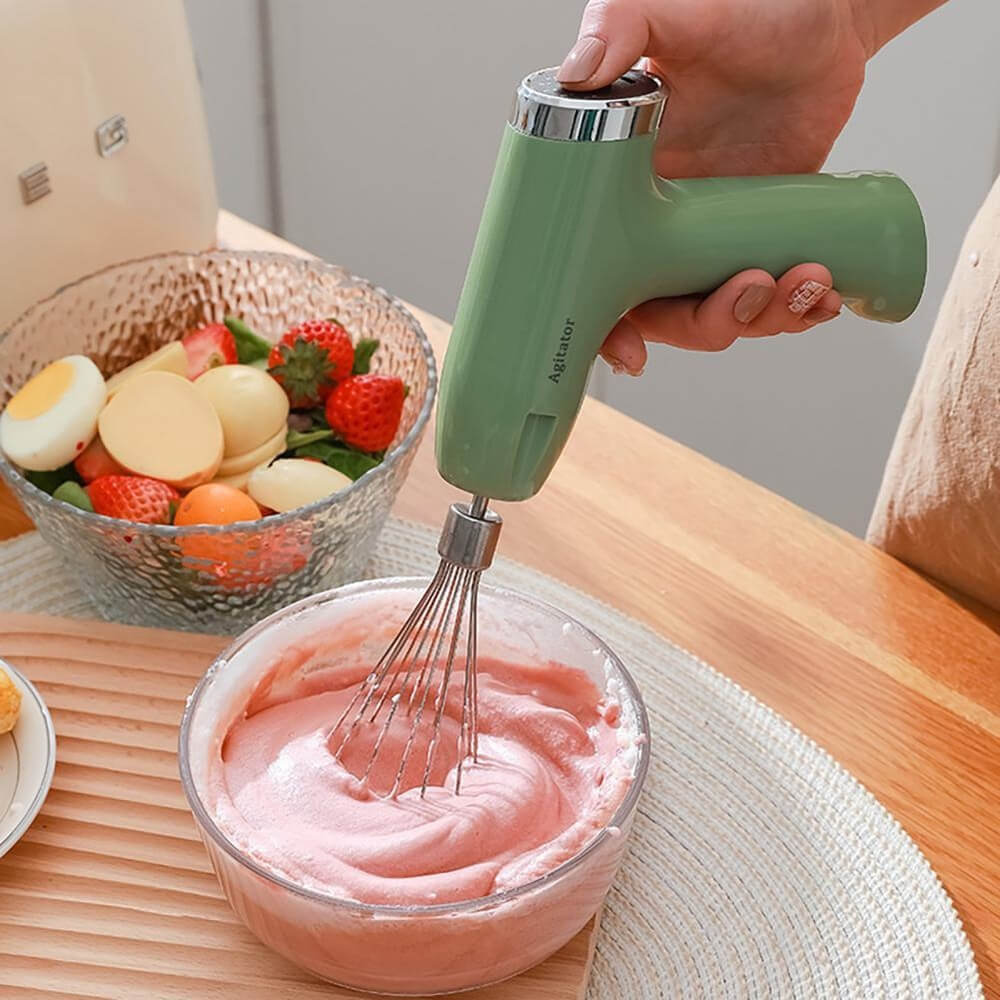 3 in 1 Wireless Electric Egg Beater and Garlic Chopper Wireless 3 Speed Mini Mixer Electric Food Blender Handheld Mixer