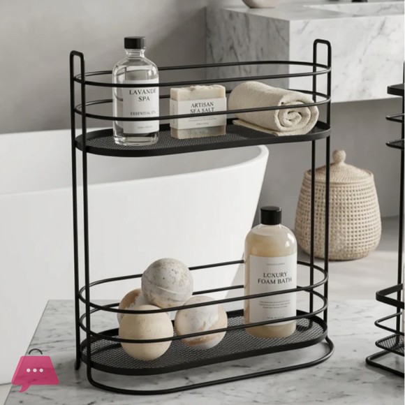 Danny Home 2-Tier Storage Rack Oval