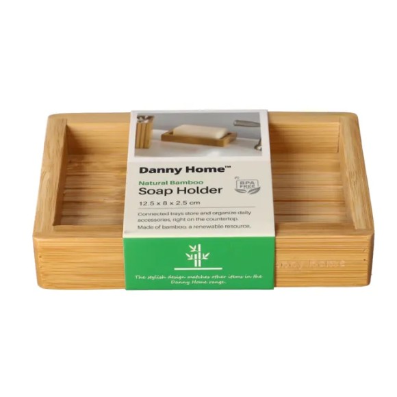 Danny Home Bamboo Soap Holder 12.5cm